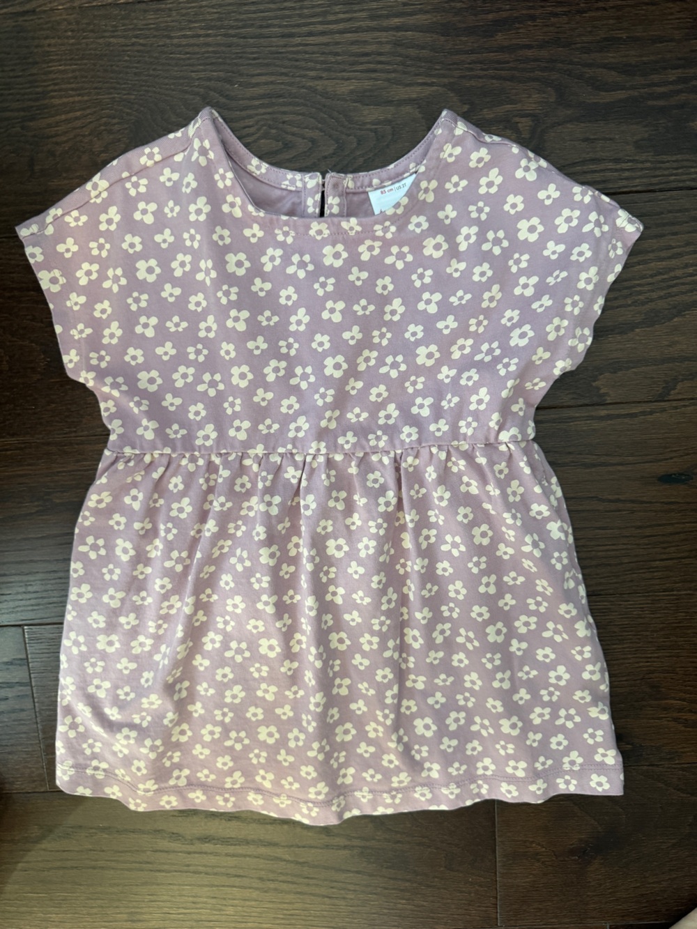 Hanna Andersson Lavender Floral Tee Dress